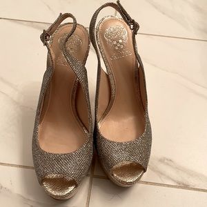 Vince Camuto heels worn a few times but still in great condition. Size 6